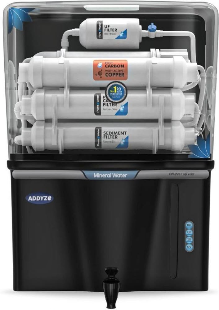 ADDYZ Mineral Water Active Copper (RO + UV + UF + TDS)