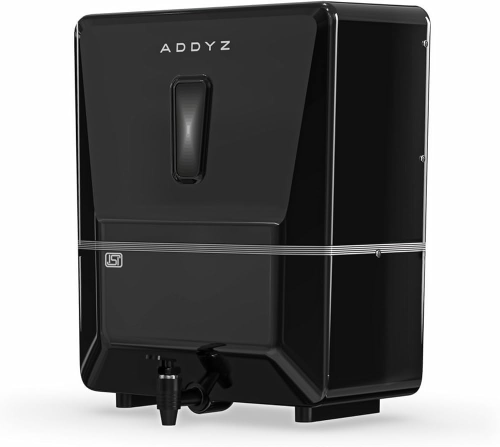 ADDYZ Piano Black ISI Certified (RO + UV + UF Purifier)