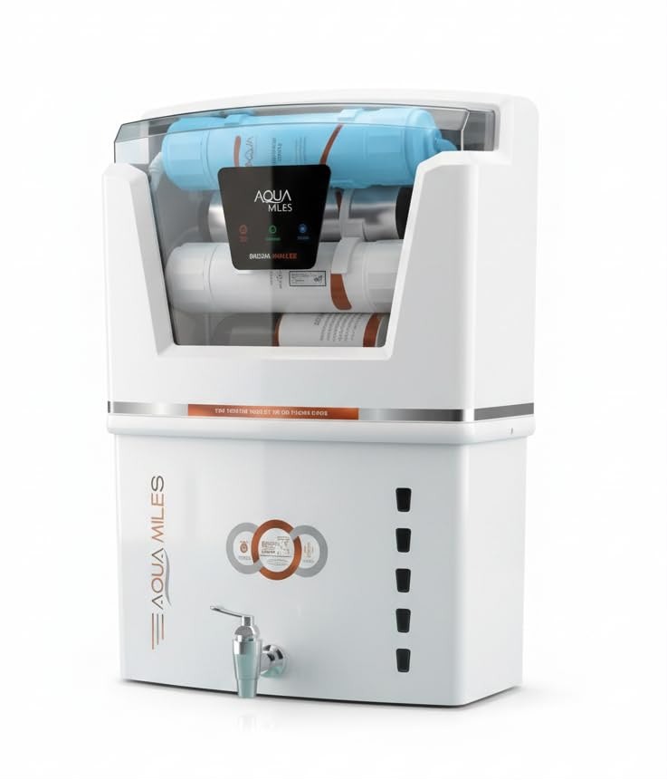 Aqua Miles 3-in-1 Zinc, Copper & Alkaline Smart RO