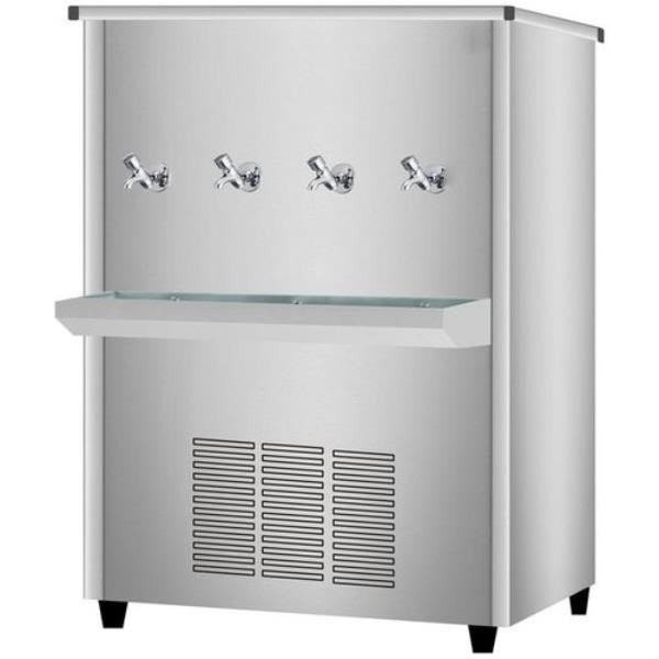 HomeTech SS304 Industrial High-Capacity 4-Tap Water Cooler