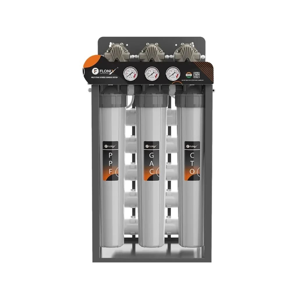 Flonix 100 LPH Multi-Stage Heavy Duty Commercial RO System