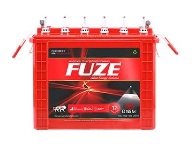 FUZE FZ 165AH Heavy Duty Tall Tubular Battery