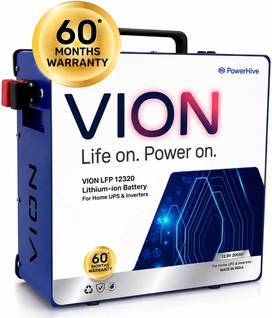 VION LFP 25160 High Voltage Solar Lithium Battery (25.6V)